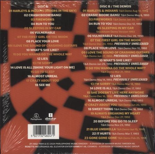 Roxette Crash! Boom! Bang! - 30th Anniversary Edition - Sealed 2 CD album set (Double CD) UK ROX2CCR857686