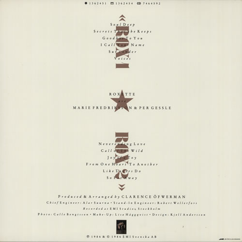 Roxette Pearls Of Passion - Mint vinyl LP album (LP record) Swedish ROXLPPE17762