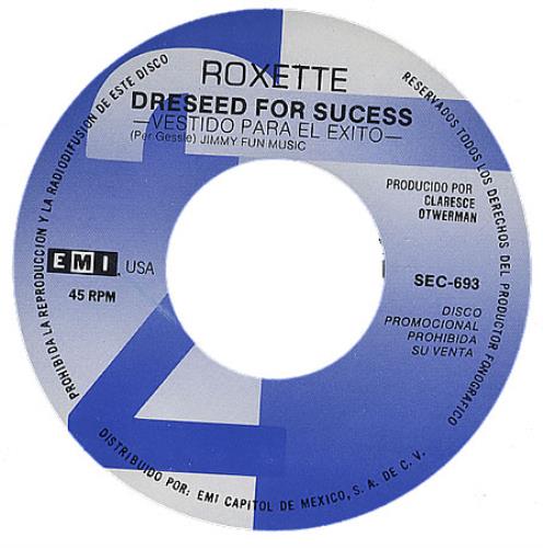 Roxette Vestido Para El Exito 7" vinyl single (7 inch record / 45) Mexican ROX07VE234187