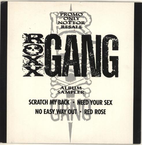 Roxx Gang Scratch My Back 12" vinyl single (12 inch record / Maxi-single) US RA512SC701191