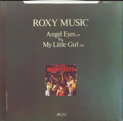 Roxy Music Angel Eyes 12" vinyl single (12 inch record / Maxi-single) UK RXY12AN98746