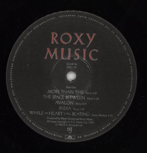 Roxy Music Avalon - Shrink vinyl LP album (LP record) UK RXYLPAV865477
