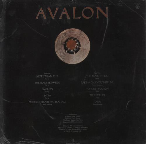 Roxy Music Avalon - Shrink vinyl LP album (LP record) UK RXYLPAV865477