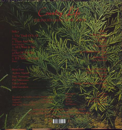 Roxy Music Country Life - 180 Gram Half Speed Master vinyl LP album (LP record) UK RXYLPCO772422