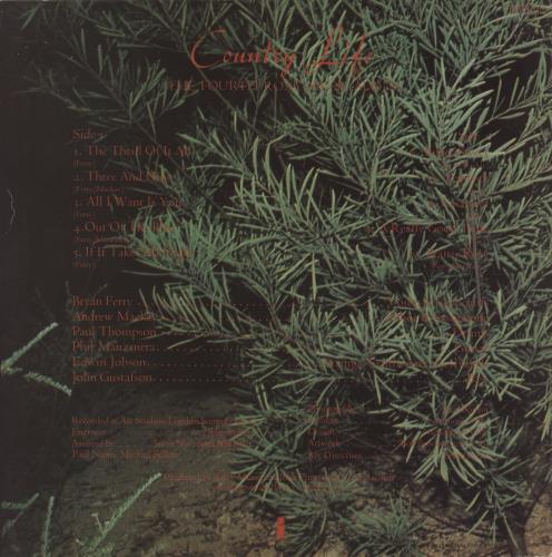 Roxy Music Country Life - VG vinyl LP album (LP record) UK RXYLPCO887472