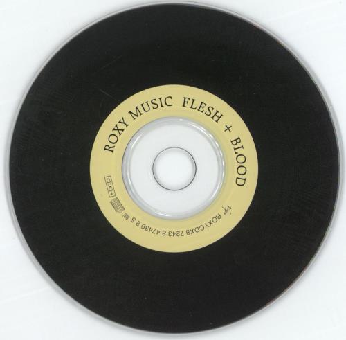 Roxy Music Flesh + Blood CD album (CDLP) UK RXYCDFL196188