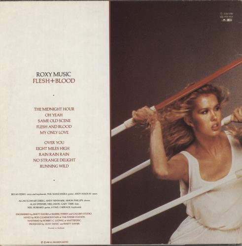 Roxy Music Flesh + Blood vinyl LP album (LP record) Dutch RXYLPFL479436