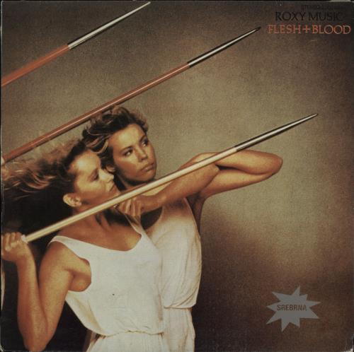 Roxy Music Flesh + Blood vinyl LP album (LP record) Yugoslavian RXYLPFL765516