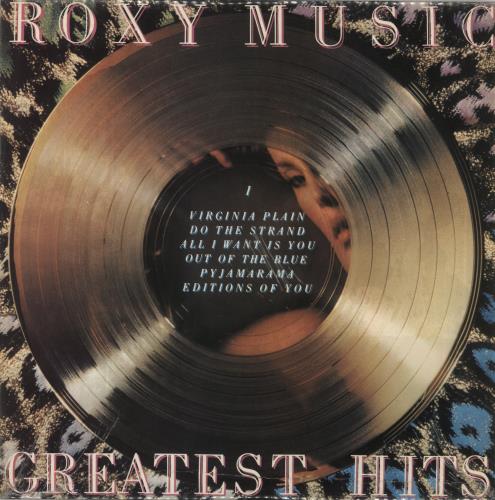 Roxy Music Greatest Hits + Inner - Shrink vinyl LP album (LP record) UK RXYLPGR864048