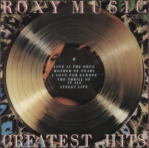 Roxy Music Greatest Hits + Inner vinyl LP album (LP record) UK RXYLPGR171430