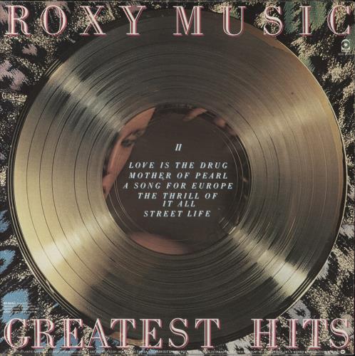Roxy Music Greatest Hits vinyl LP album (LP record) Canadian RXYLPGR522577