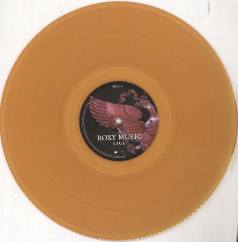 Roxy Music Live - Orange Vinyl 3-LP vinyl record set (Triple LP Album) UK RXY3LLI727652