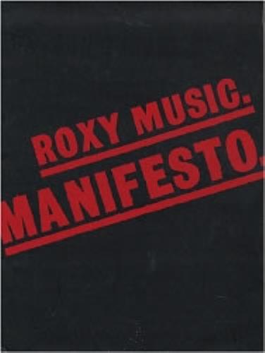 Roxy Music Manifesto media press pack US RXYPPMA181893