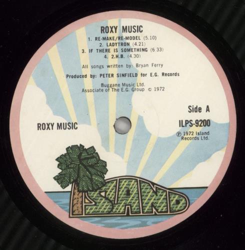 Roxy Music Roxy Music - 1st - EX vinyl LP album (LP record) UK RXYLPRO284575