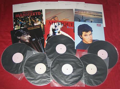 Roxy Music Set Of 10 Test Pressings vinyl LP album (LP record) UK RXYLPSE367307