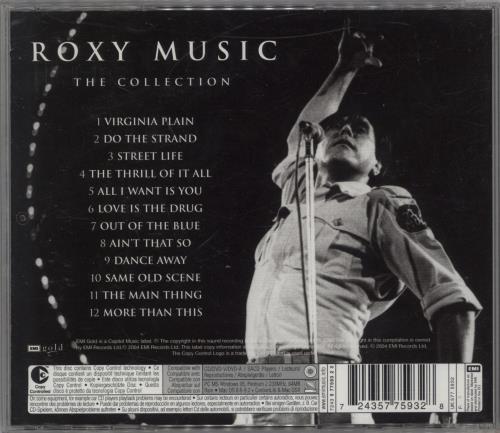 Roxy Music The Collection CD album (CDLP) UK RXYCDTH304541
