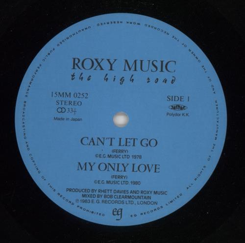 Roxy Music The High Road EP 12" vinyl single (12 inch record / Maxi-single) Japanese RXY12TH122741