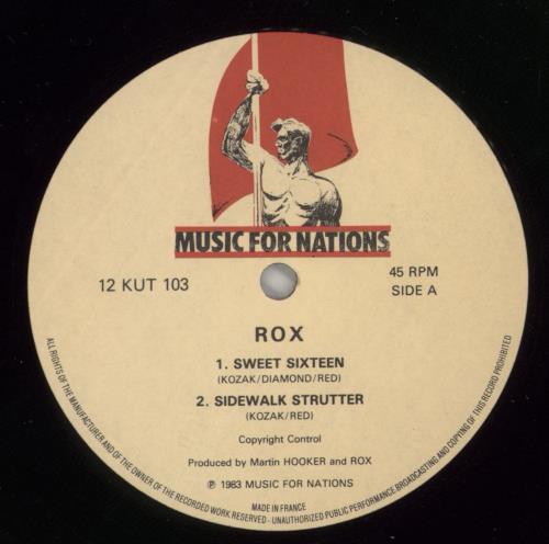 Rox Krazy Kutz 12" vinyl single (12 inch record / Maxi-single) UK 9S012KR865075