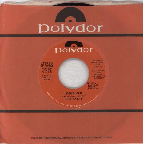 Roy Ayers 2000 Black 7" vinyl single (7 inch record / 45) US RA107BL825985