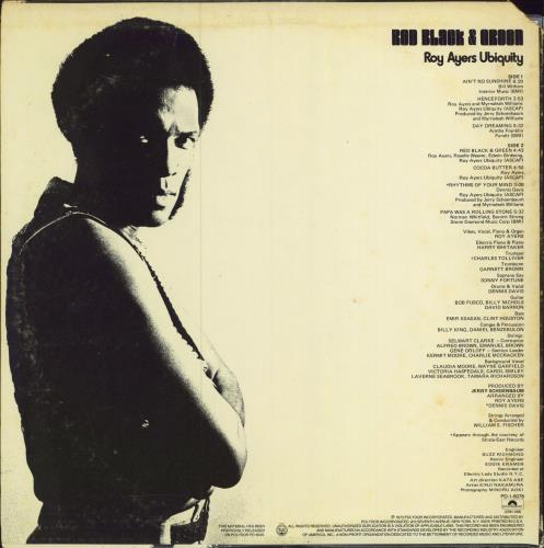 Roy Ayers Red, Black & Green vinyl LP album (LP record) US RA1LPRE787308