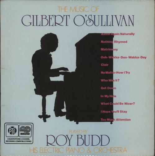 Roy Budd The Music Of Gilbert O'Sullivan vinyl LP album (LP record) UK RA9LPTH871050