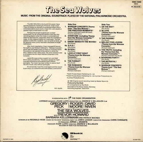 Roy Budd The Sea Wolves vinyl LP album (LP record) UK RA9LPTH693473