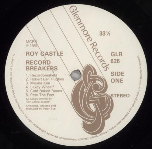 Roy Castle Record Breakers vinyl LP album (LP record) UK X20LPRE878988
