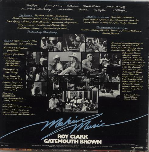 Roy Clark Makin' Music vinyl LP album (LP record) US ASQLPMA865705