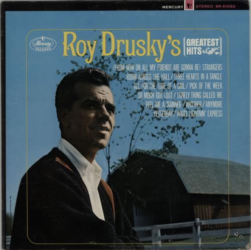 Roy Drusky Greatest Hits vinyl LP album (LP record) US RYSLPGR650685