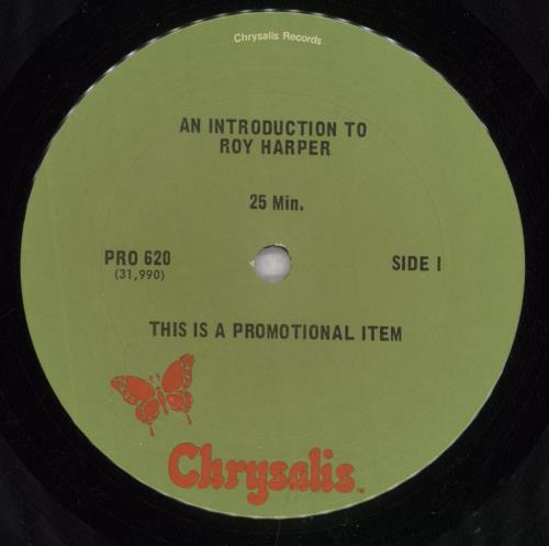 Roy Harper An Introduction to Roy Harper vinyl LP album (LP record) US ROYLPAN266885