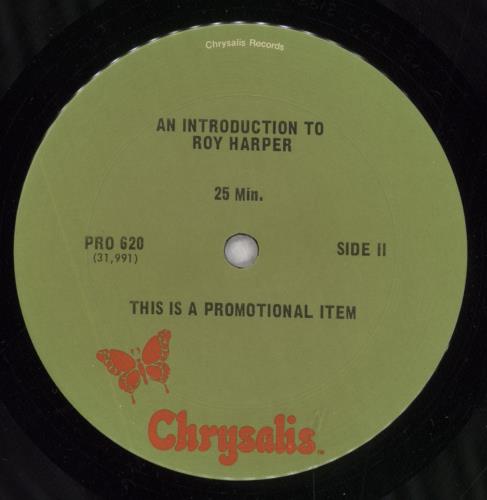 Roy Harper An Introduction to Roy Harper vinyl LP album (LP record) US ROYLPAN266885