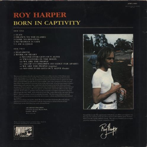 Roy Harper Born In Captivity - VG vinyl LP album (LP record) UK ROYLPBO776910