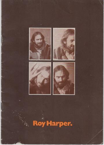 Roy Harper Concert Programme tour programme UK ROYTRCO651648