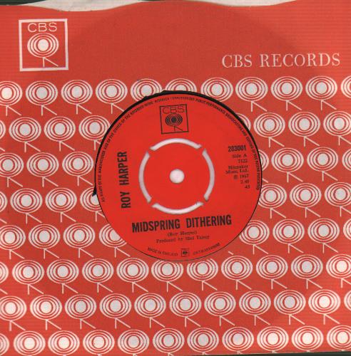 Roy Harper Midspring Dithering 7" vinyl single (7 inch record / 45) UK ROY07MI651629