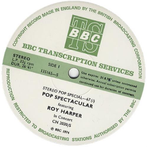 Roy Harper Pop Spectacular vinyl LP album (LP record) UK ROYLPPO229832