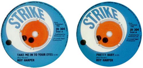 Roy Harper Take Me In To Your Eyes 7" vinyl single (7 inch record / 45) UK ROY07TA452105