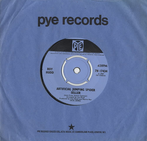 Roy Hudd Artificial Jumping Spider Seller 7" vinyl single (7 inch record / 45) UK HU607AR486855