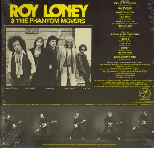 Roy Loney Out Of Dark vinyl LP album (LP record) US R0YLPOU770409