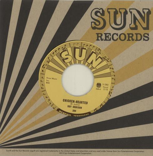 Roy Orbison Chicken-Hearted 7" vinyl single (7 inch record / 45) US RYO07CH683664
