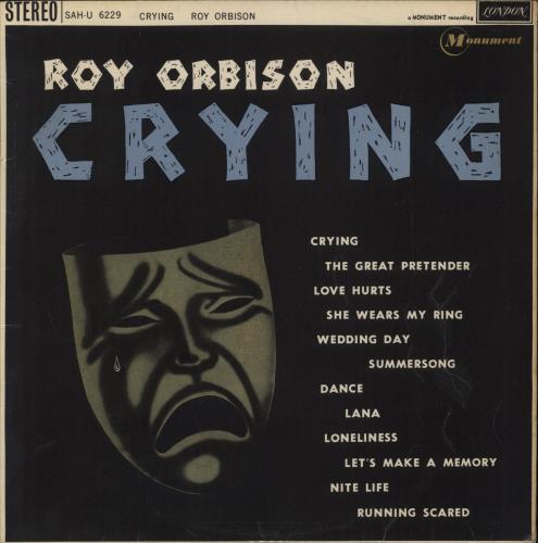 Roy Orbison Crying - 1st - Stereo vinyl LP album (LP record) UK RYOLPCR875474