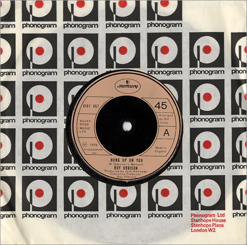Roy Orbison Hung Up On You 7" vinyl single (7 inch record / 45) UK RYO07HU481548