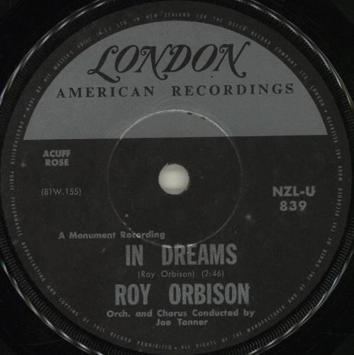 Roy Orbison In Dreams 7" vinyl single (7 inch record / 45) New Zealand RYO07IN680633