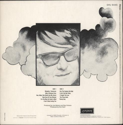 Roy Orbison Memphis - EX vinyl LP album (LP record) UK RYOLPME875480