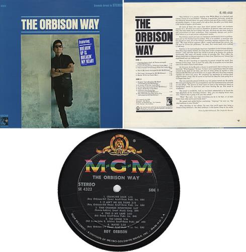 Roy Orbison The Orbison Way vinyl LP album (LP record) US RYOLPTH334381