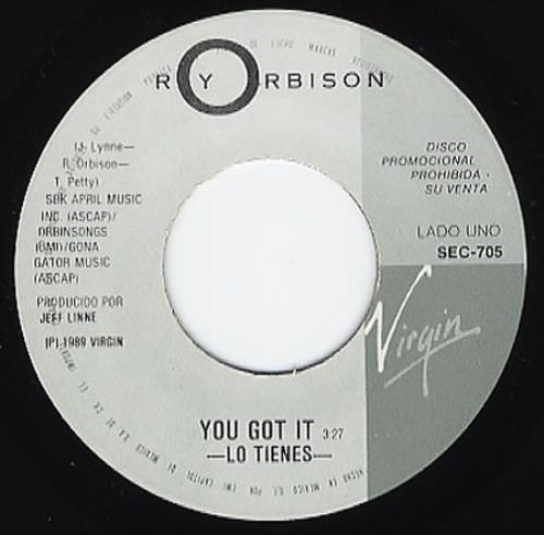 Roy Orbison You Got It 7" vinyl single (7 inch record / 45) Mexican RYO07YO354487
