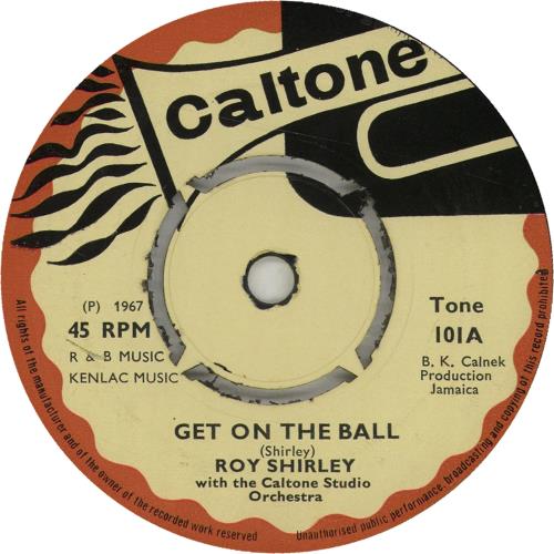 Roy Shirley Get On The Ball 7" vinyl single (7 inch record / 45) UK R4-07GE662639