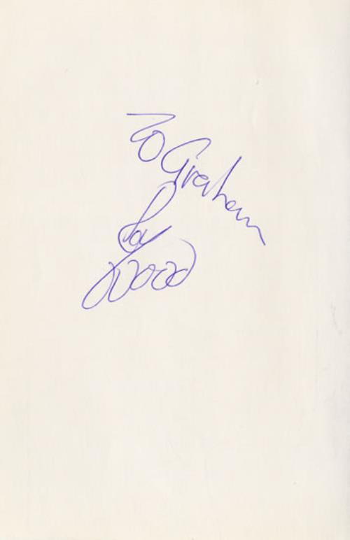 Roy Wood Autographed Sheet memorabilia UK RWOMMAU545757