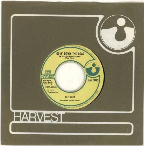 Roy Wood Goin' Down The Road - Wide Centre 7" vinyl single (7 inch record / 45) UK RWO07GO689544