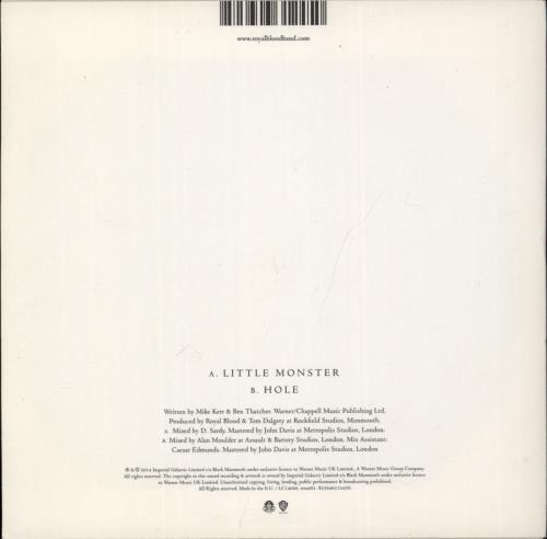 Royal Blood Little Monster 7" vinyl single (7 inch record / 45) UK R-807LI632713