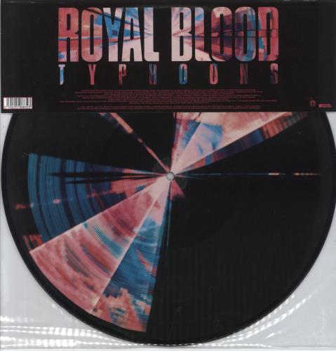 Royal Blood Typhoons - Sealed + Autographed Print picture disc LP (vinyl picture disc album) UK R-8PDTY812374